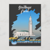 カサブランカからの挨拶 ポストカード (正面)