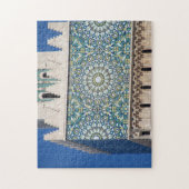 カサブランカのハサン2世モスクの一部を見る ジグソーパズル (縦)