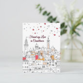 カサブランカバレンタインデーに恋を見つけた ポストカード (スタンド正面)