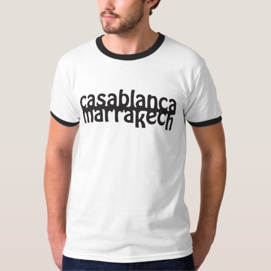 カサブランカマラケシュ Tシャツ (正面)