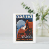 カサブランカモロッコインスパイアヴィンテージ ポストカード (スタンド正面)