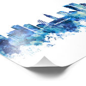 カサブランカモロッコスカイラインブルー フォトプリント            (角)