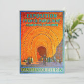 カサブランカモロッコヴィンテージトラベルカード (スタンド正面)