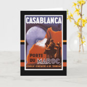 カサブランカ カード (黄色い花)