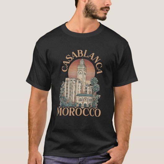 カサブランカ モロッコ Tシャツ (正面)