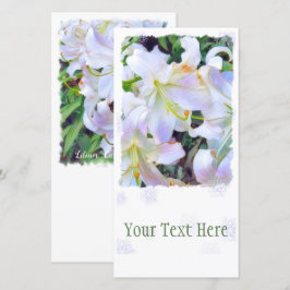 カサブランカ [ユリ] 案内状