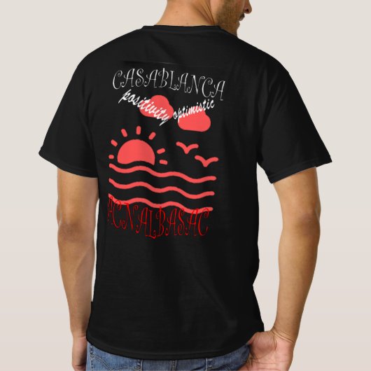 カサブランカTシャツ Tシャツ (裏面)