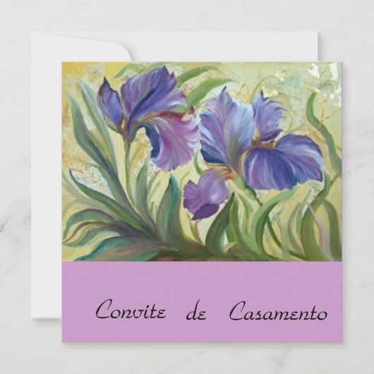 カサメントを宣伝する 招待状 (正面)