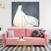 カサリン結婚ワーズリーのドレス キャンバスプリント (インサイチュ (リビング))