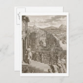 カサンドラはトロイア人に彼らの運命を告げる ポストカード (正面/裏面)