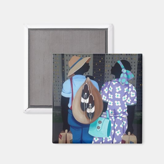 カサンドラギルレンズ、我々はそれを作った、四角い磁石 マグネット (正面/裏面)