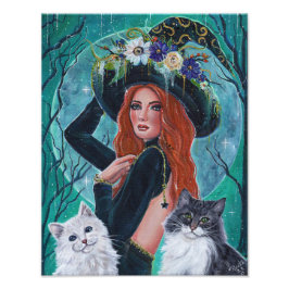 カサンドラハロウィーンの魔女byルネ・ラヴォワ フォトプリント           