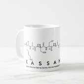 カサンドラペプチド名mug コーヒーマグカップ (正面左)