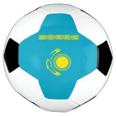 カザフスタンの国旗 サッカーボール (回転)