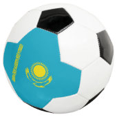 カザフスタンの国旗 サッカーボール (3/4)
