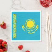 カザフスタンの国旗 スタンダードランチョンナプキン (インサイチュ)