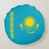 カザフスタンの国旗 ラウンドクッション (裏面)