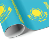 カザフスタンの国旗 ラッピングペーパー (ロールコーナー)