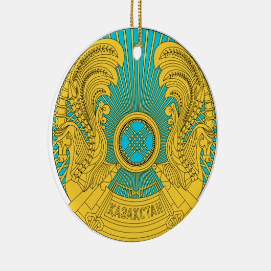 カザフスタンの国章 セラミックオーナメント (右)