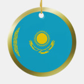 カザフスタンの旗のオーナメント セラミックオーナメント (裏面)