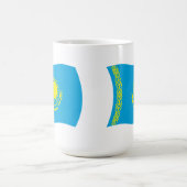カザフスタンの旗マグ コーヒーマグカップ (中央)