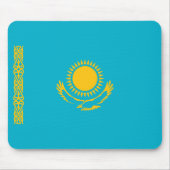 カザフスタンの旗 マウスパッド (正面)
