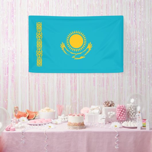 カザフスタンの旗 横断幕 (パーティー)