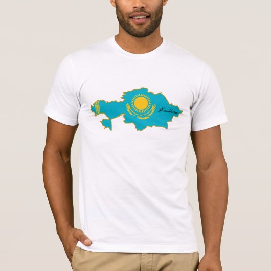 カザフスタンのTシャツ Tシャツ (正面)