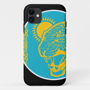 カザフスタンユキヒョウ国産動物 iPhone 11 ケース