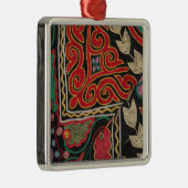 カザフスタン人パターン メタルオーナメント (右)
