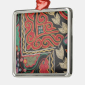 カザフスタン人パターン メタルオーナメント (左)