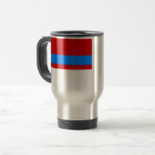 カザフスタン人SSRの旗 トラベルマグ (正面左)