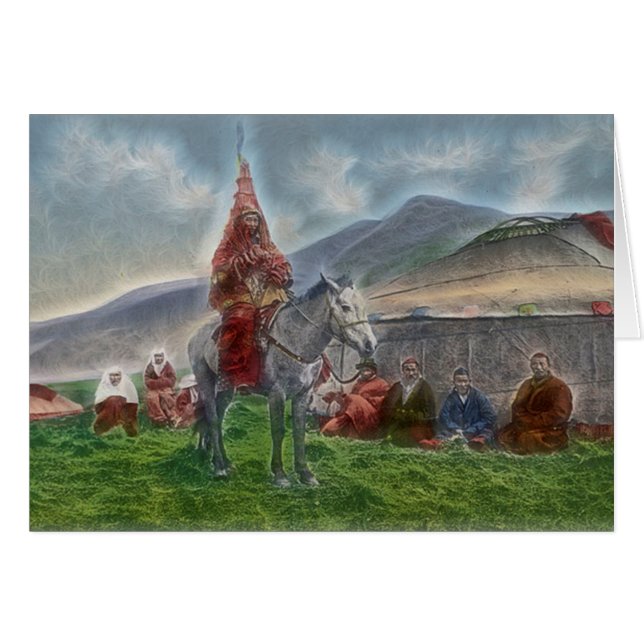 カザフスタン出身の女性 (正面横)