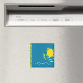 カザフスタン国旗の磁石 マグネット (インサイチュ (食洗機))