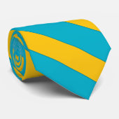 カザフスタン国旗の色エレガント ネクタイ (ロール)