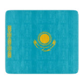 カザフスタン国旗 カッティングボード (正面)