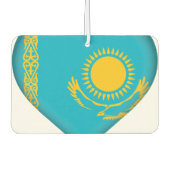 カザフスタン国旗 カーエアーフレッシュナー (正面)