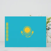 カザフスタン国旗 カード (スタンド正面)