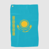 カザフスタン国旗 ゴルフタオル (正面)