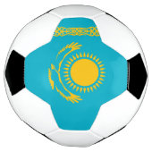 カザフスタン国旗 サッカーボール (回転)