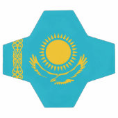 カザフスタン国旗 サッカーボール (フラット)