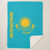 カザフスタン国旗 シェルパブランケット (正面)