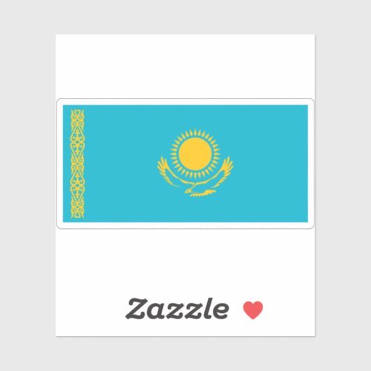 カザフスタン国旗 シール (シート)