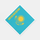 カザフスタン国旗 スタンダードランチョンナプキン (角)