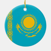 カザフスタン国旗 セラミックオーナメント (裏面)