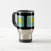 カザフスタン国旗 トラベルマグ (正面左)