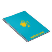 カザフスタン国旗 ノートブック (右側)