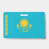 カザフスタン国旗 バッジ (裏面)
