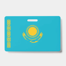カザフスタン国旗 バッジ