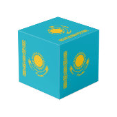 カザフスタン国旗 フォトキューブ (裏面アングル)